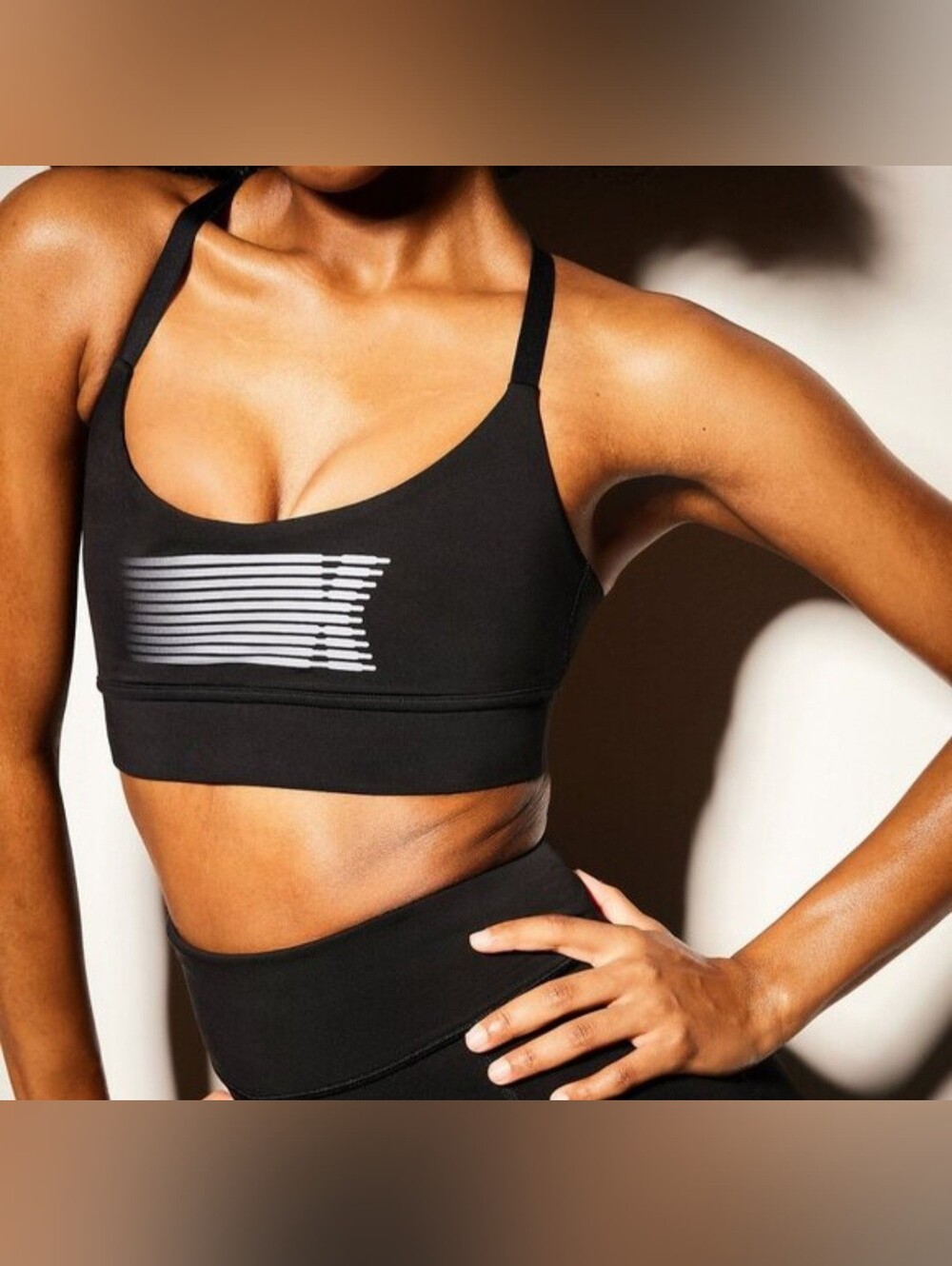 Savage X Fenty Band-It Low-impact Black Caviar Sports Bra Size 1X